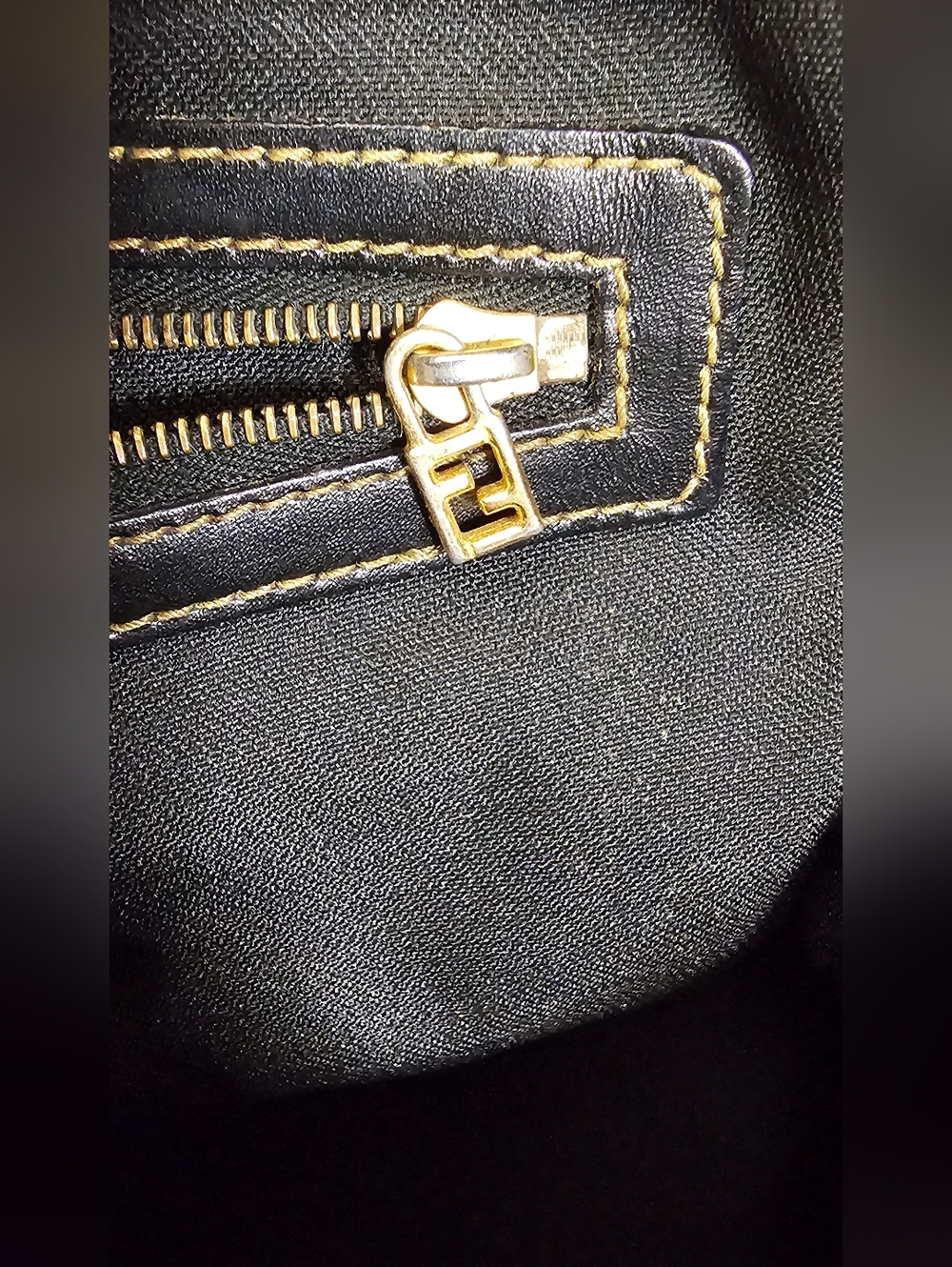 Fendi Pequin Check 2-Way Crossbody Bag With COA - Picture 10 of 16